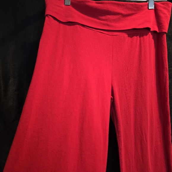 Skims Womens Fold Over Lounge Comfort Pant Size Large Cranberry Red - Picture 5 of 5